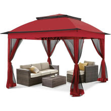 Load image into Gallery viewer, Outdoor Garden Tent - 11x11&#39; Pop-Up Gazebo w/ Mosquito Net, Canopy Shelter