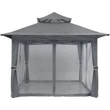 Load image into Gallery viewer, Outdoor Pop Up Gazebo w/ Mesh Walls - 13&#39;x13&#39; Patio Tent for Gardens &amp; Events