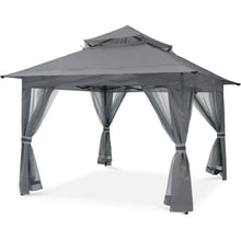 Load image into Gallery viewer, Outdoor Pop Up Gazebo w/ Mesh Walls - 13&#39;x13&#39; Patio Tent for Gardens &amp; Events