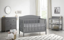 Load image into Gallery viewer, GreenGuard Gold Certified Baby North Bay 4-in-1 Convertible Crib, Dove Gray