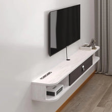 Load image into Gallery viewer, Modern 63&quot; Floating TV Console - Wall-Mounted Media Cabinet with Entertainment Shelves