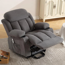 Load image into Gallery viewer, &quot;Power Lift Chair with Heating &amp; Massage - Electric Recliner for Elderly, USB Port