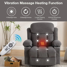 Load image into Gallery viewer, &quot;Power Lift Chair with Heating &amp; Massage - Electric Recliner for Elderly, USB Port