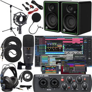 Full Studio Recording Bundle: 96 Audio Interface, Studio One Artist Software, Color Varies