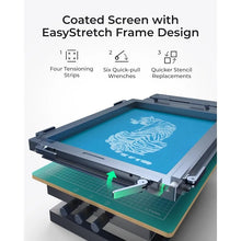 Load image into Gallery viewer, Screen Printing Kit, Pre-Coated Screen, Revolutionary Solution, All-Inclusive