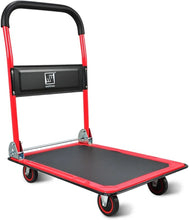 Load image into Gallery viewer, Foldable Moving Platform Hand Truck: 360 Degree Swivel Wheels, 330 lb Capacity