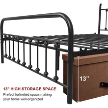 Load image into Gallery viewer, Queen Bed Frame w/ Headboard &amp; Footboard | Metal Tube Platform Base