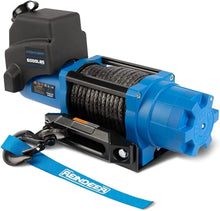 Load image into Gallery viewer, Electric Winch Kit 12V - 6000 lb Load Capacity, Synthetic Rope, Waterproof IP67