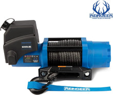 Load image into Gallery viewer, Electric Winch Kit 12V - 6000 lb Load Capacity, Synthetic Rope, Waterproof IP67