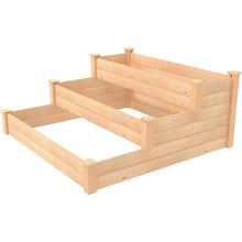 Load image into Gallery viewer, Wooden Raised Garden Bed Kit, 4&#39;x4&#39; - Outdoor Design for Vegetables, Fruit, Herbs, Plants