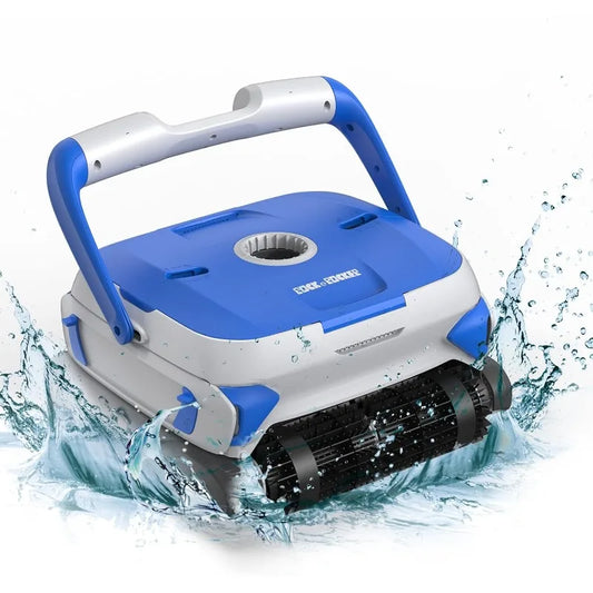 Upgraded Automatic Pool Cleaner - Powerful Robotic Vacuum with Wall Climbing, Large Baskets