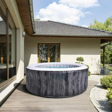 Load image into Gallery viewer, Outdoor Round Inflatable Hot Tub Spa, Control Panel, Floor Protector &amp; Cover Included