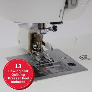 Powerful 9960 Sewing & Quilting Machine, Includes Accessory Kit and Extension Table - Ideal for Crafters