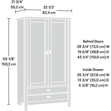 Load image into Gallery viewer, Mystic Oak Finish Storage Cabinet - Cottage Road, 32.44&quot; x 21.73&quot; x 59.17&quot;