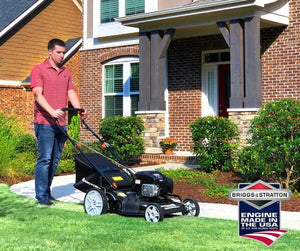 Self-Propelled Lawn Mower, 150cc Gas Engine, 22" Steel Deck, 3-in-1 Mulching