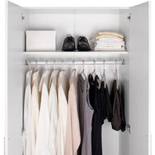 Load image into Gallery viewer, &quot;Spacious 2-Door Bedroom Wardrobe | Large Storage with Ample Shelves | Clothes Organizer