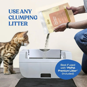 Smart Automatic Litter Box - Self-Cleaning with Odor Control, Large Capacity for Cats