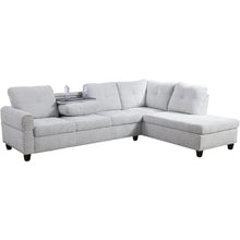 Load image into Gallery viewer, Sofa 3-piece Modular Set - L-Shaped Lounge, 2 Cup Holders, Storage Footstool