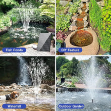 Load image into Gallery viewer, Adjustable 30W Solar Pond Pump - 430GPH Flow for Wildlife Gardens, Fountains