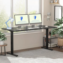 Load image into Gallery viewer, Ergonomic 55&quot; x 28&quot; Stand Up Desk - Home Office Adjustable Height Computer Desk