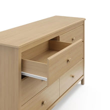 Load image into Gallery viewer, 6-Drawer Double Dresser - Stylish Storage for Nursery, Kids Room, or Bedroom