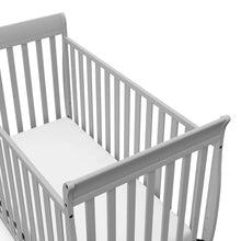 Load image into Gallery viewer, Pebble Gray Convertible Crib, GREENGUARD Gold Certified for Safe Nursery