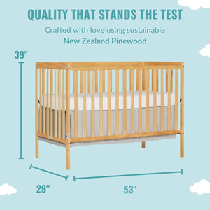 Gold Certified 5-in-1 Convertible Crib - Natural Finish