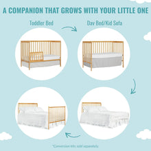 Load image into Gallery viewer, Gold Certified 5-in-1 Convertible Crib - Natural Finish