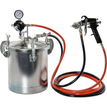 Load image into Gallery viewer, TCP Global Pressure Tank Paint Spray Gun - 1.5mm Nozzle, 2-1/2 Gal. Pressure Pot Combo