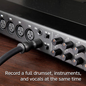 Recording Audio/MIDI Interface US-16x08 - 8 XLR/8 1/4" Inputs, 8 Outputs, Recording, Drums