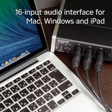 Load image into Gallery viewer, Recording Audio/MIDI Interface US-16x08 - 8 XLR/8 1/4&quot; Inputs, 8 Outputs, Recording, Drums