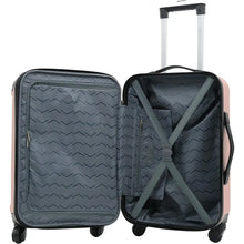 Load image into Gallery viewer, Expandable Midtown 4-Piece Luggage Travel Set - Rose Gold