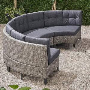 Comfortable Outdoor 4-Person Sofa for Patio, Deck or Balcony