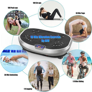 Full Body Vibration Exercise Machine | Power Vibrate Fitness Platform Workout Board