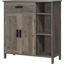 Load image into Gallery viewer, Bathroom Storage Cabinet, Floor Unit with Doors &amp; Shelves, Freestanding Coffee Bar Cabinet