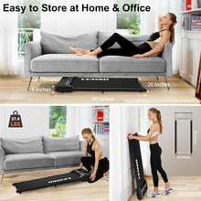 Load image into Gallery viewer, Compact Under Desk Treadmill | 2.25HP Walking Pad with LED Display, Remote Controller