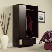 Load image into Gallery viewer, Wardrobe/Storage Cabinet - Oak Veneer, 28.98&quot; L x 20.95&quot; W x 71.18&quot; H