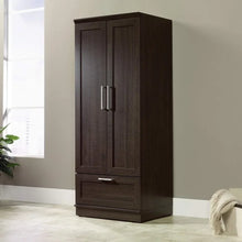 Load image into Gallery viewer, Wardrobe/Storage Cabinet - Oak Veneer, 28.98&quot; L x 20.95&quot; W x 71.18&quot; H