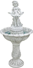 Load image into Gallery viewer, Outdoor Water Fountain - Nearly 4ft Tall Abigail&#39;s Bountiful Apron Garden Decor