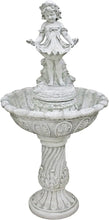 Load image into Gallery viewer, Outdoor Water Fountain - Nearly 4ft Tall Abigail&#39;s Bountiful Apron Garden Decor