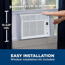 Load image into Gallery viewer, 5000 BTU White Window Air Conditioner - Ideal Cooling for Bedrooms, Guest Rooms