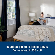 Load image into Gallery viewer, 5000 BTU White Window Air Conditioner - Ideal Cooling for Bedrooms, Guest Rooms