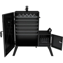 Load image into Gallery viewer, Vertical Offset Charcoal Smoker for Outdoor Cooking