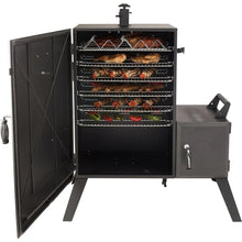 Load image into Gallery viewer, Vertical Offset Charcoal Smoker for Outdoor Cooking