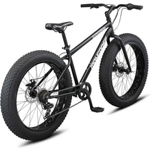 Load image into Gallery viewer, Women&#39;s 26&quot; Fat Tire Mountain Bike - 4-Inch Wide Wheels, 7-Speed Steel Frame