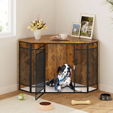 Load image into Gallery viewer, Wooden Dog Kennel Furniture - 43.7 Inch End Table for Family Pet Crate