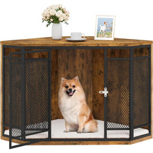 Load image into Gallery viewer, Wooden Dog Kennel Furniture - 43.7 Inch End Table for Family Pet Crate