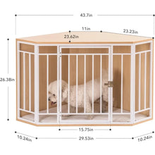 Load image into Gallery viewer, Wooden Kennel Coffee Table - Dog House, Indoor Pet Box for Small/Medium Dogs