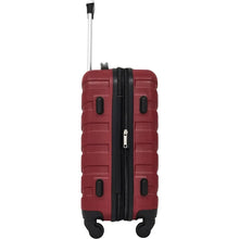 Load image into Gallery viewer, Red Elysium 4-Piece Luggage and Packing Cubes Travel Set