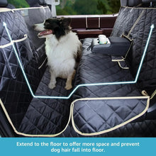 Load image into Gallery viewer, 100% Waterproof Backseat Cover Dog Seat Covers, 4-in-1 Floor Dog Hammock for Ford Crew Cab